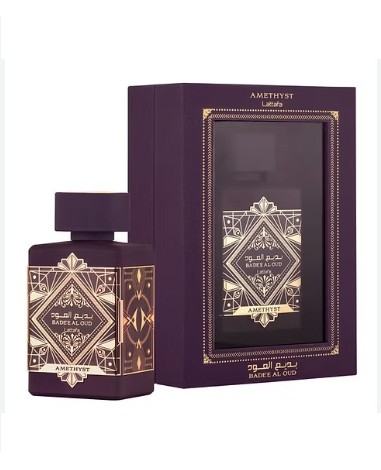 Lattafa Badee Al Oud Amethyst 100 ml Perfume Unisex Intenso - Imagen 5