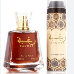 Lattafa Raghba 100 ml + Desodorante 50 ml  Perfume Unisex