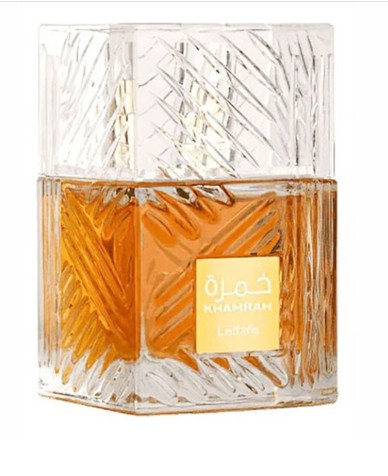 Lattafa Khamrah 100 ml Perfume Unisex Exquisito - Imagen 2