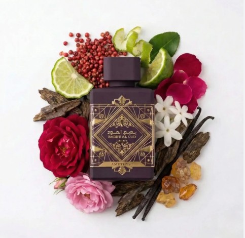 Lattafa Badee Al Oud Amethyst 100 ml Perfume Unisex Intenso - Imagen 8