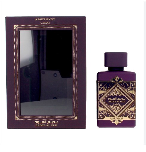Lattafa Badee Al Oud Amethyst 100 ml Perfume Unisex Intenso - Imagen 6
