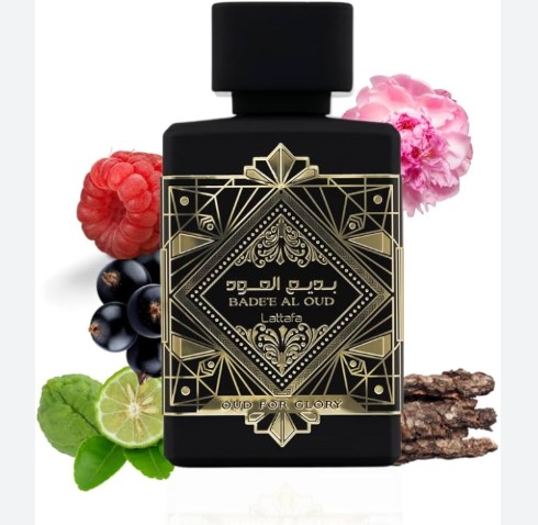 Lattafa Badee Al Oud for Glory 100 ml Perfume Masculino Intenso - Imagen 6