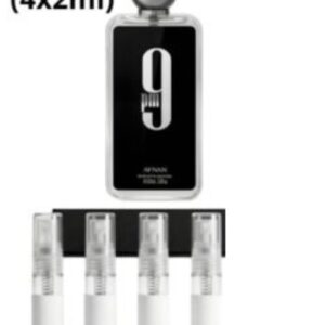 Afnan 9PM PERFUME Pack Viaje DECANT MUESTRAS (4x2ml) –TOTAL 8ml